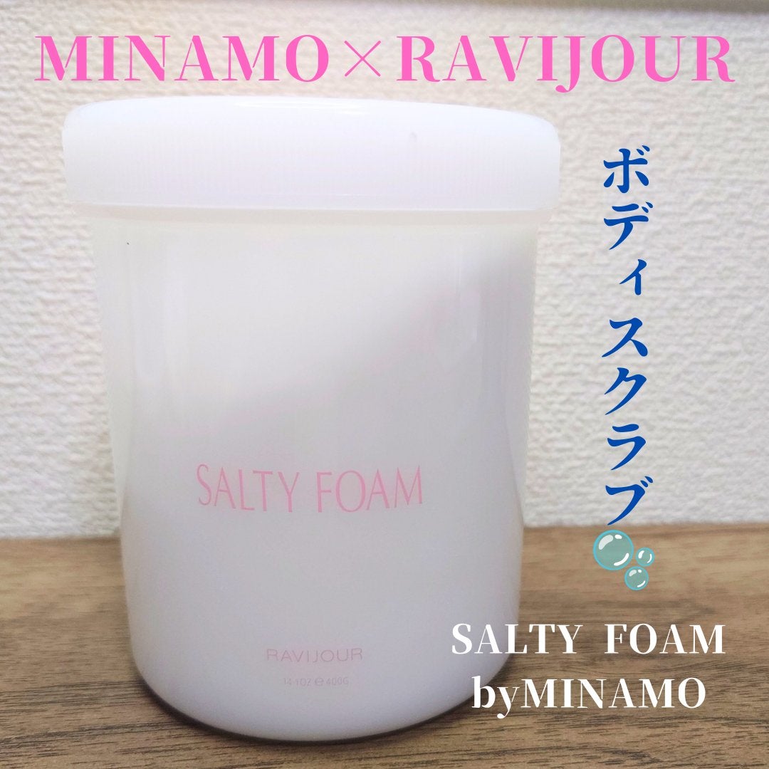 SALTY FOAM by MINAMO/RAVIJOUR/ボディスクラブを使ったクチコミ(1枚目)