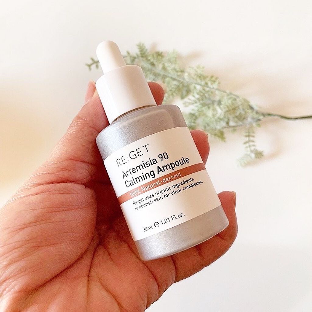 カワラヨモギ90カーミングアンプル/RE:GET/美容液を使ったクチコミ(2枚目)