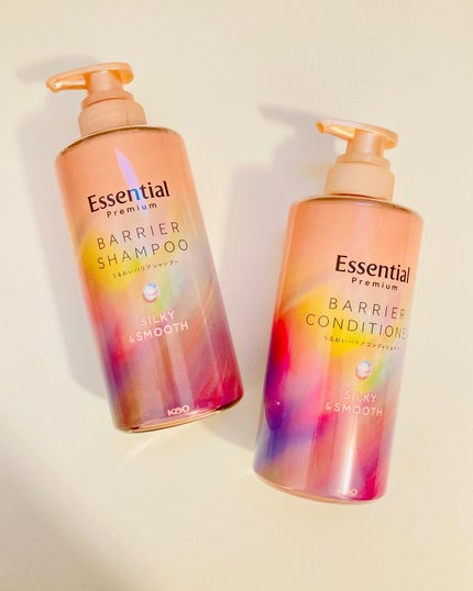 エッセンシャルプレミアム バリアシャンプー・コンディショナー シルキー&スムース/エッセンシャル/市販シャンプーを使ったクチコミ(6枚目)