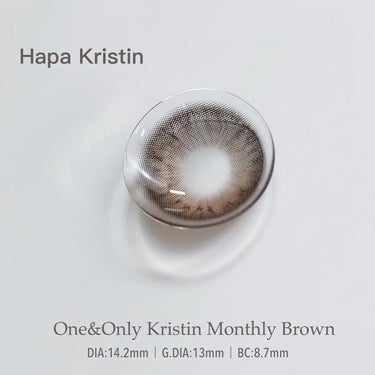 One & Only Kristin/Hapa kristin/カラーコンタクトレンズを使ったクチコミ（2枚目）