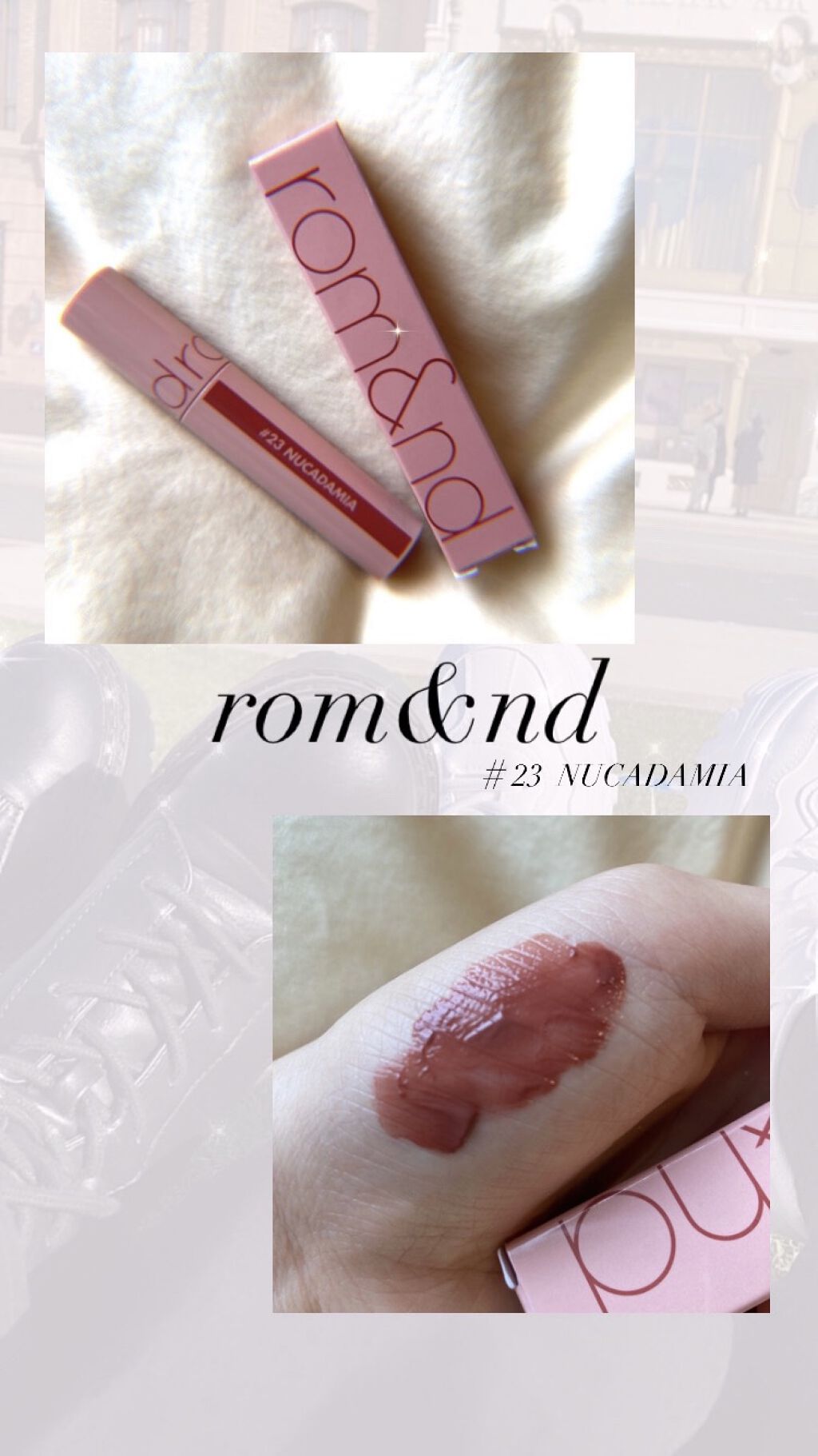 ジューシーラスティングティント/rom&nd/リップティントを使ったクチコミ（1枚目）