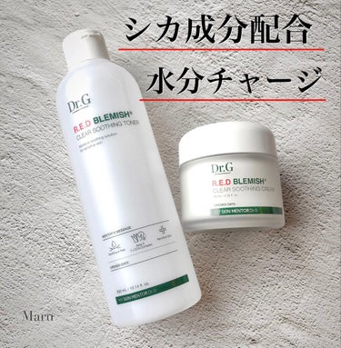 《 Dr.G 》

【右】
レッドブレミッシュ クリア スージング クリーム
70ml
¥3,300(税込)

【左】
レッドブレミッシュ クリア スージング トナー
300ml
¥2,750(税込)
