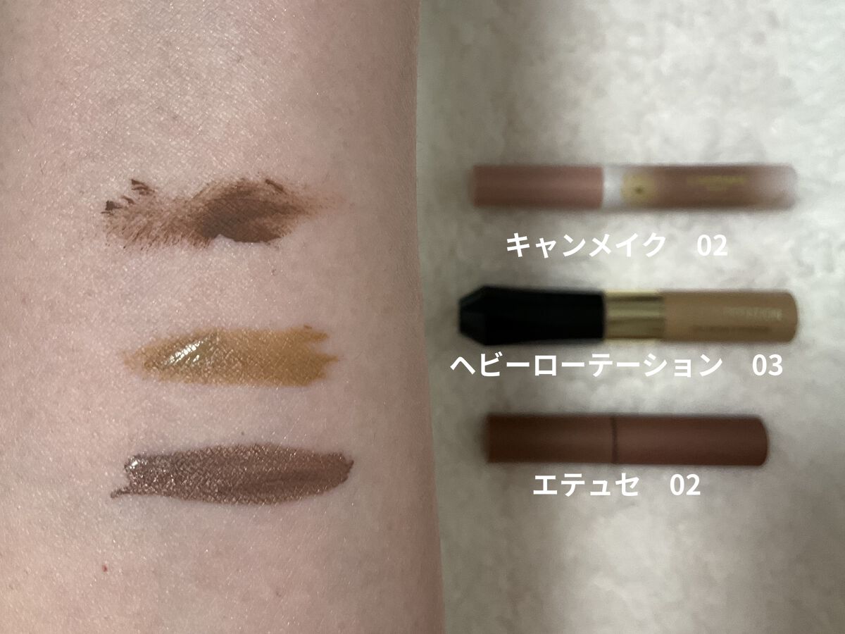 スマートミニアイブロウカラー 02 やわらかアッシュ/キャンメイク/眉マスカラを使ったクチコミ（3枚目）