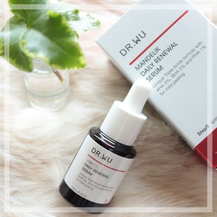 DR.WU マンデリック デイリー 6%セラムのクチコミ「DR.WU
マンデリック デイリー 6%セラム
どうなのかしら…?
使い始めたばかりなので、.....」(1枚目)