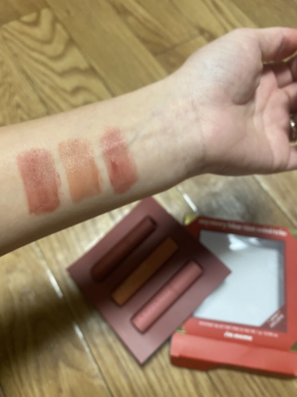 アイムミステリーブラーティント/i’m meme/リップティントを使ったクチコミ（2枚目）