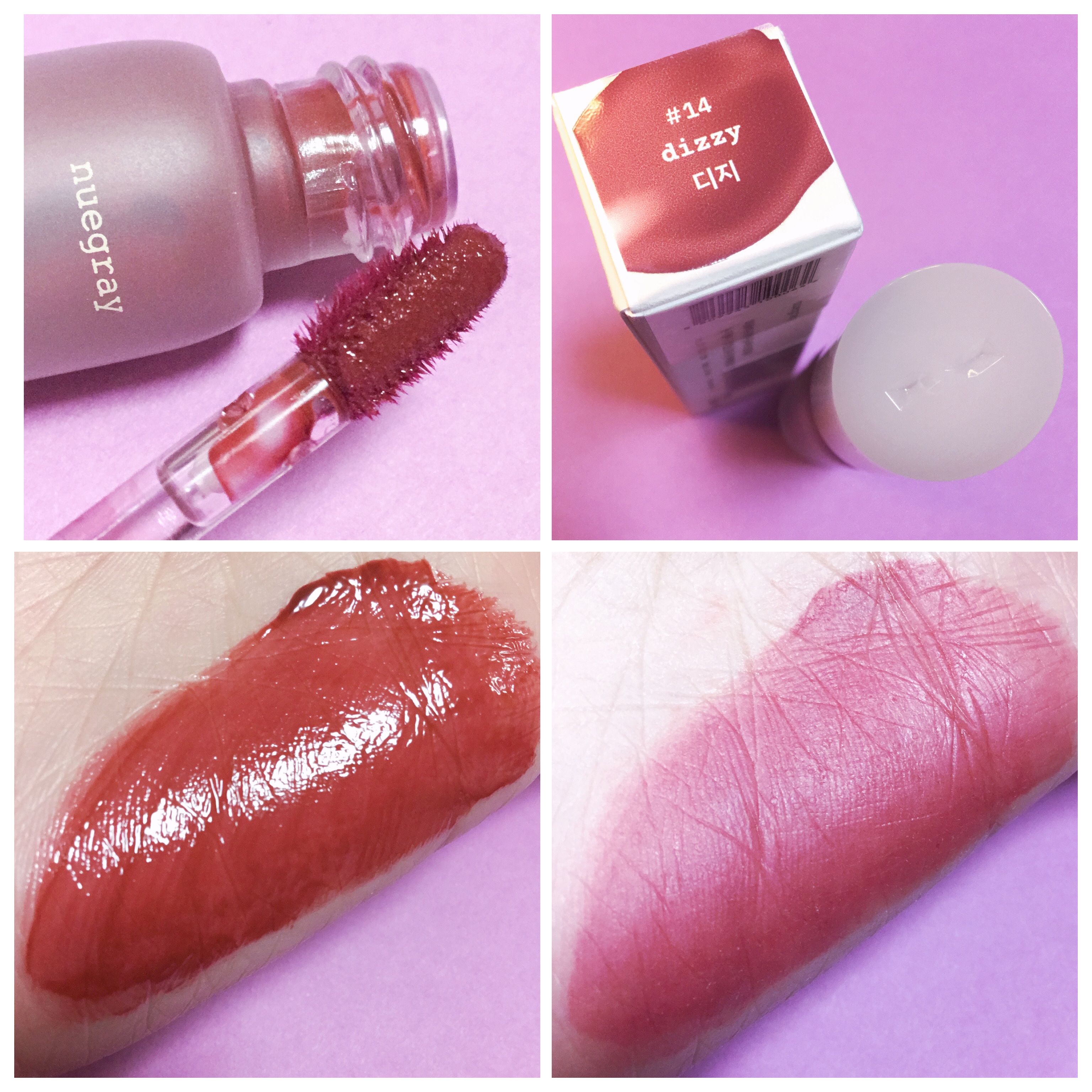 nuegray ヌグローウィリキッドのクチコミ「#nuegray 
ヌグローウィリキッド 14 dizzy


Qoo10サンQの当選品です💄.....」（2枚目）