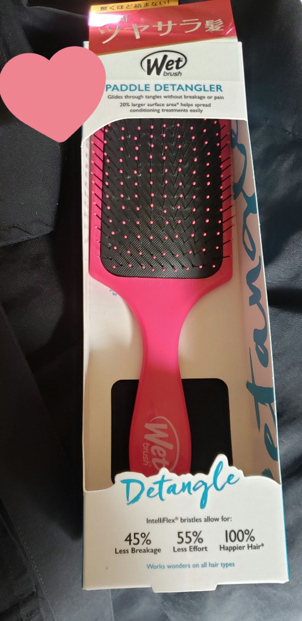 プロパドル ディタングラー ピンク/ウェットブラシ/ヘアブラシを使ったクチコミ(1枚目)