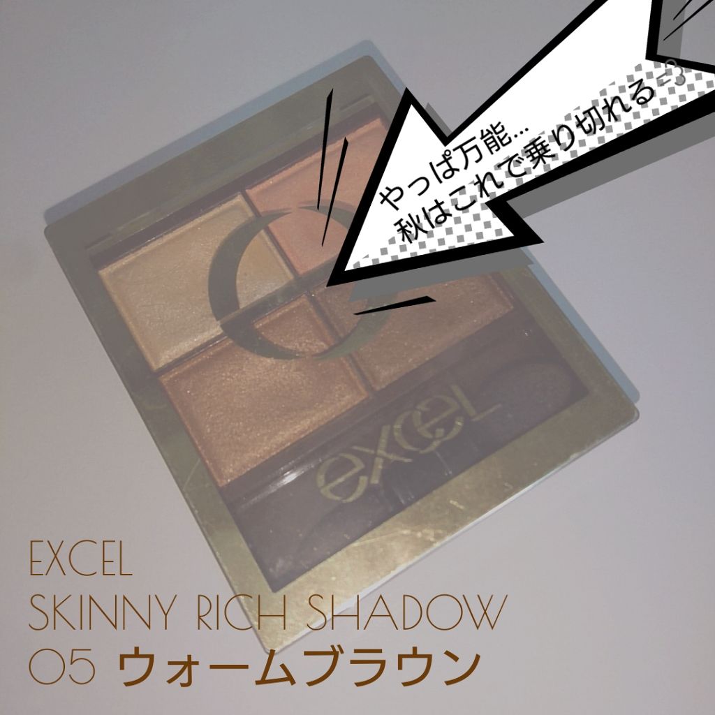 スキニーリッチシャドウ/excel/アイシャドウパレットを使ったクチコミ(1枚目)