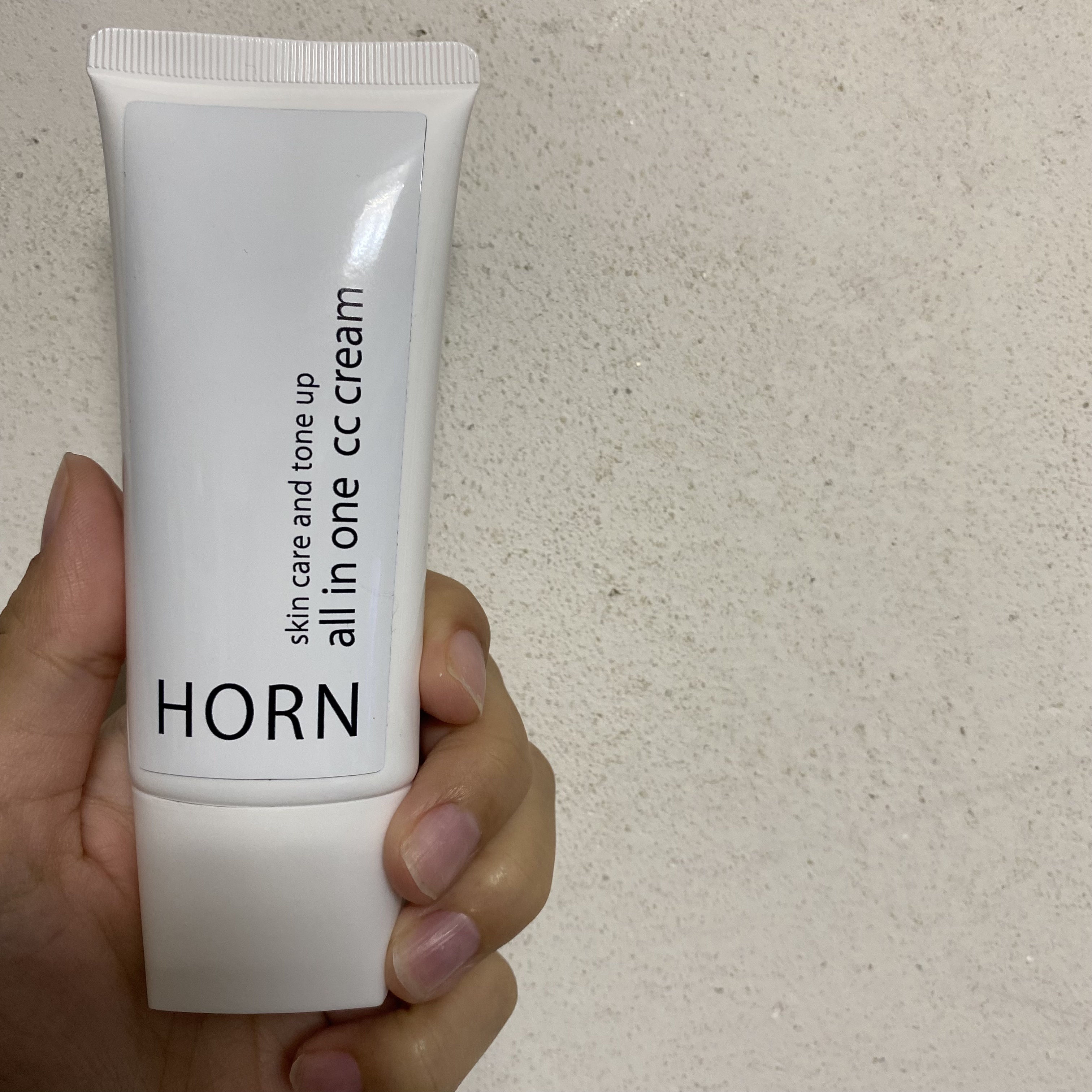 オールオインワンCCクリーム/HORN/化粧下地を使ったクチコミ（1枚目）