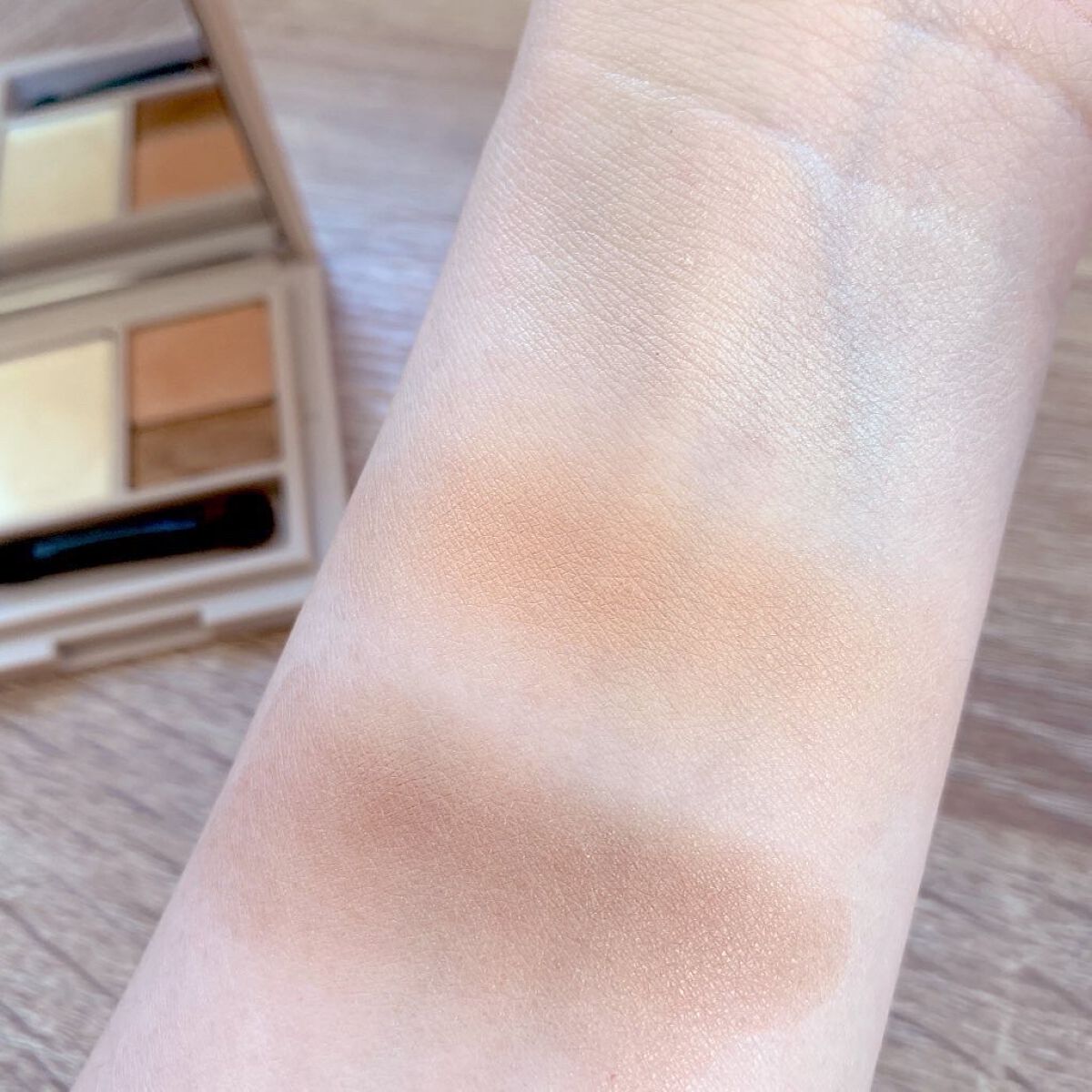 ベアスキンアイズ/lea by R./アイシャドウパレットを使ったクチコミ(3枚目)