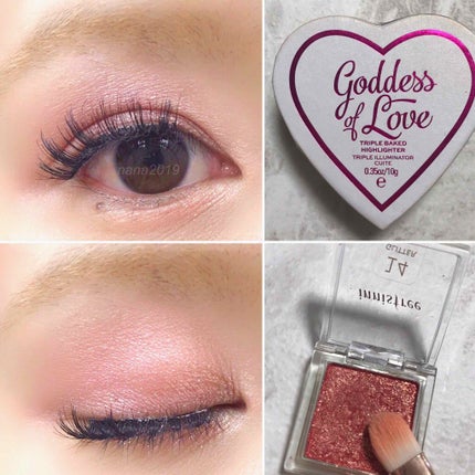 ハートハイライター ゴッデス オブ ラブ/MAKEUP REVOLUTION/パウダーハイライトを使ったクチコミ(1枚目)