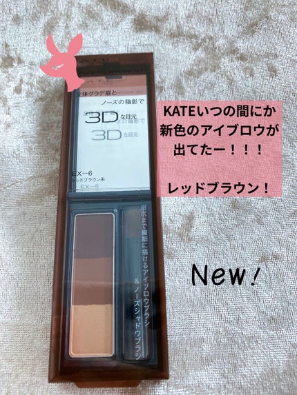 ケイト デザイニングアイブロウ3D/KATE/パウダーアイブロウを使ったクチコミ(1枚目)