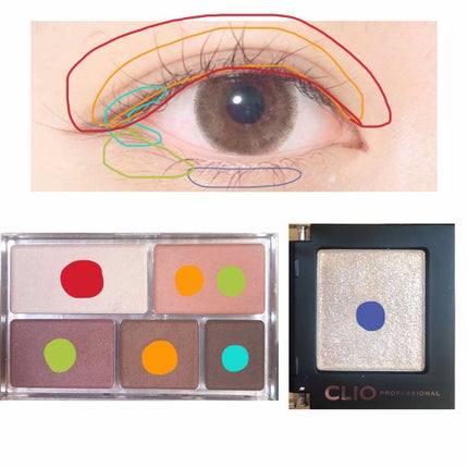 パーフェクトマルチアイズ/キャンメイク/アイシャドウパレットを使ったクチコミ(4枚目)