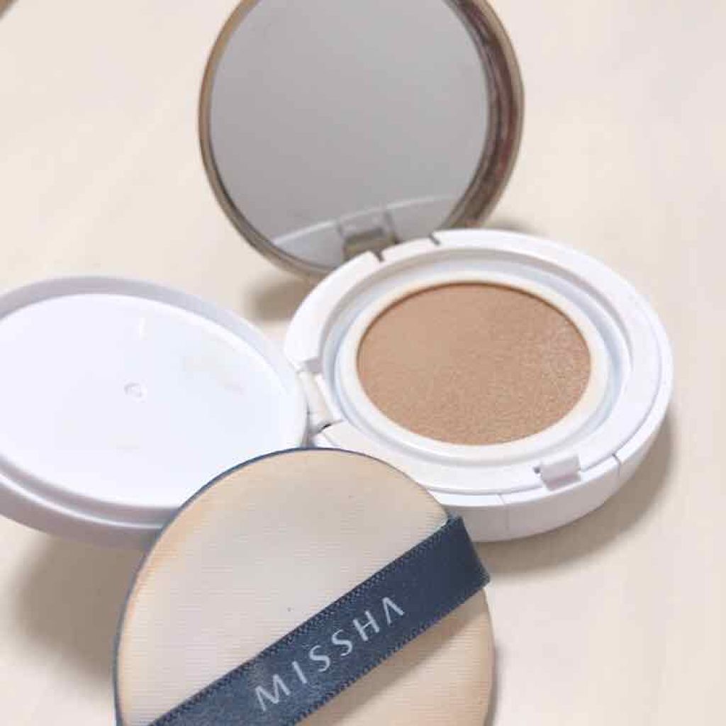 M クッション ファンデーション(モイスチャー)/MISSHA/クッションファンデーションを使ったクチコミ(1枚目)