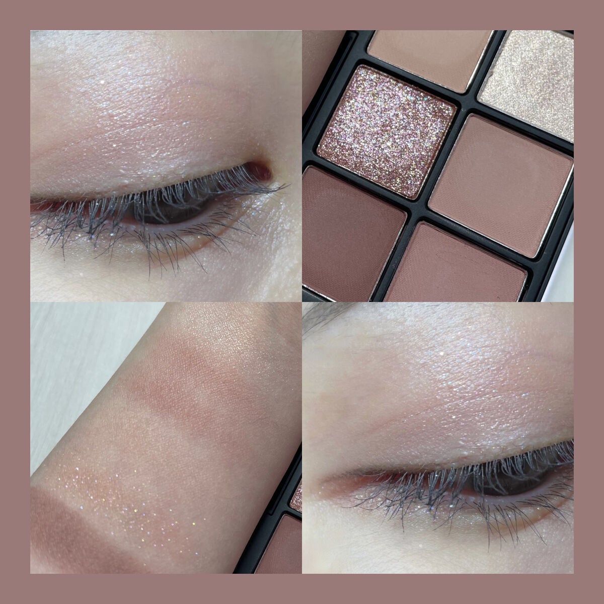 ブラーフィニシュシャドウパレット/Dinto/アイシャドウパレットを使ったクチコミ(2枚目)