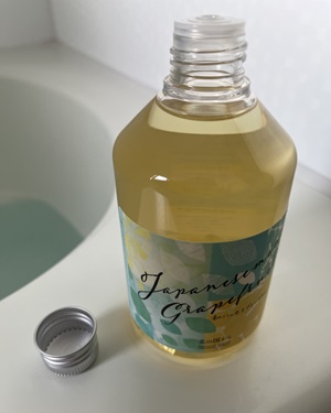 アロマバスエッセンス 和ハッカとグレープフルーツ/ナチュラルアイランド/保湿系入浴剤を使ったクチコミ（2枚目）