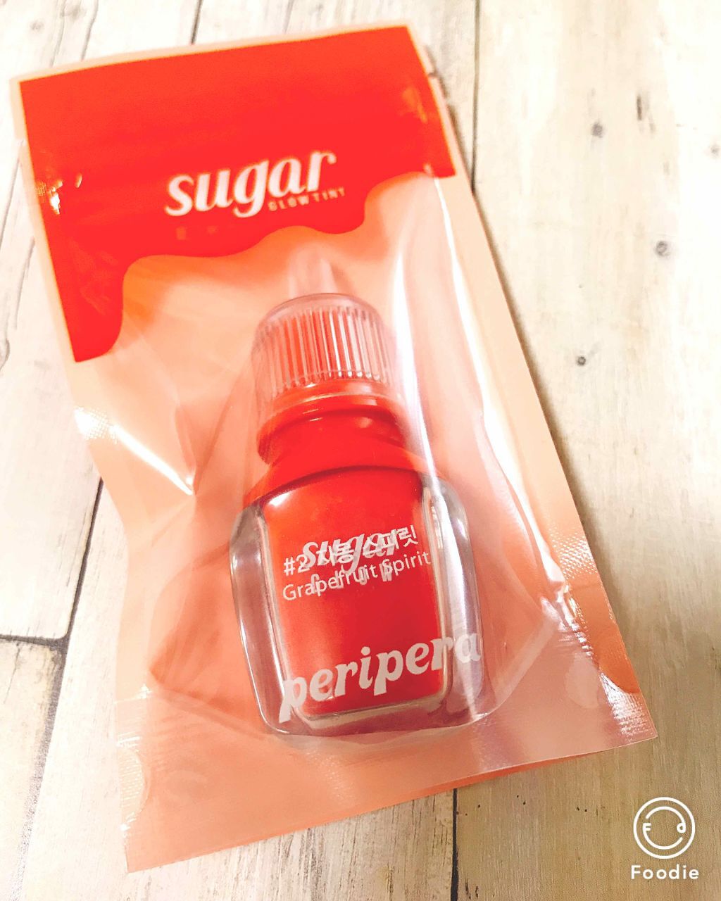 シュガー グロウ ティント/PERIPERA/口紅を使ったクチコミ（1枚目）