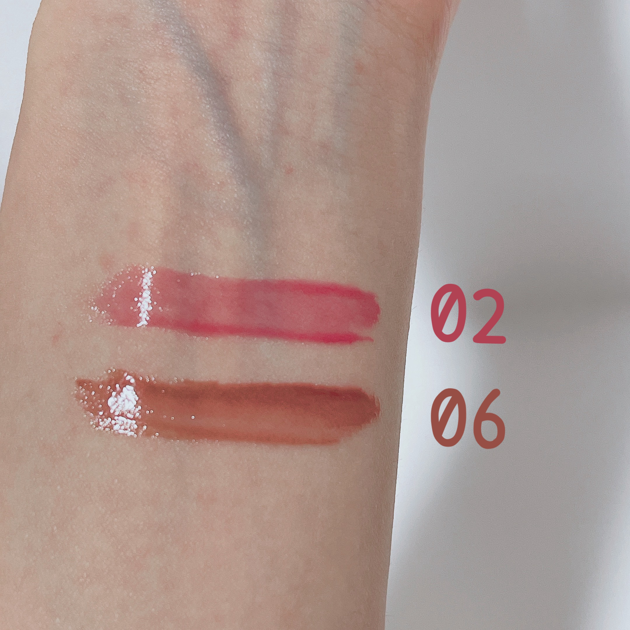 グロッシー ルージュ 06 ムース オ ショコラ/PAUL & JOE BEAUTE/口紅を使ったクチコミ（3枚目）