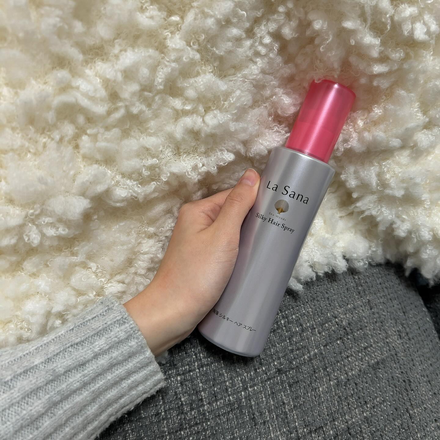 海藻 シルキー ヘア スプレー/ラサーナ/ヘアスプレーを使ったクチコミ（1枚目）
