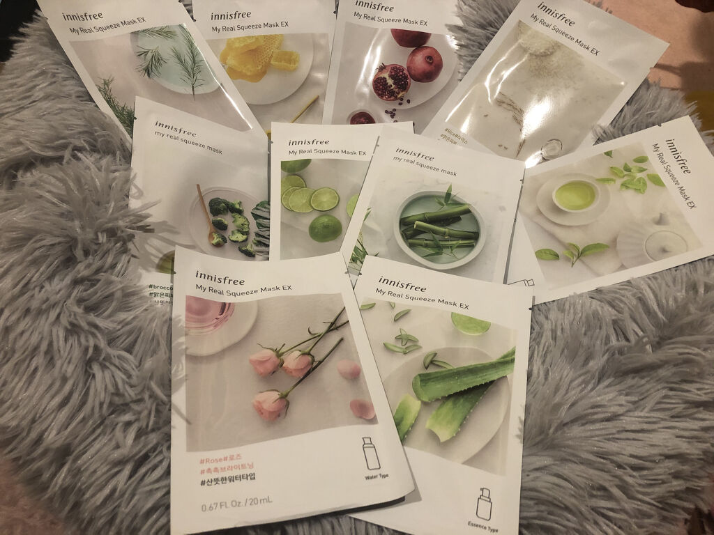マイリアル スクイーズ マスクシート/innisfree/シートマスク・パックを使ったクチコミ（1枚目）
