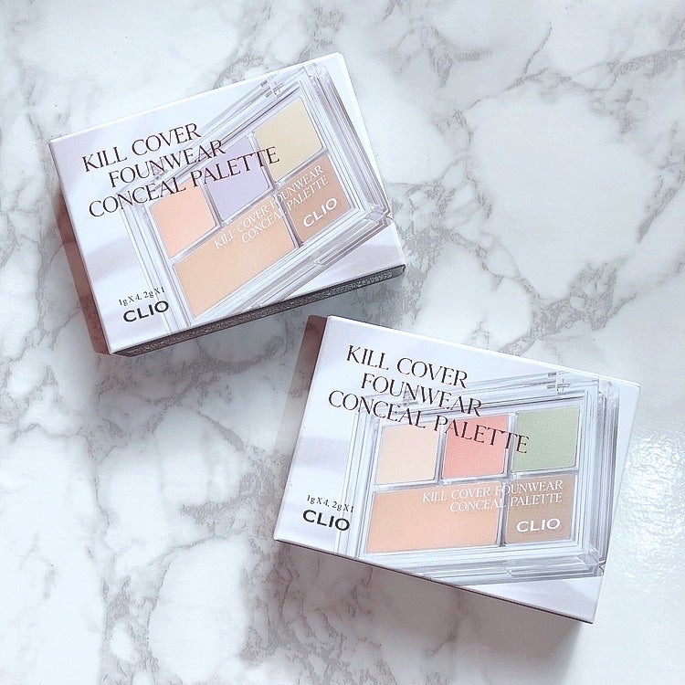 キル カバー ファンウェア コンシール パレット/CLIO/パレットコンシーラーを使ったクチコミ(8枚目)