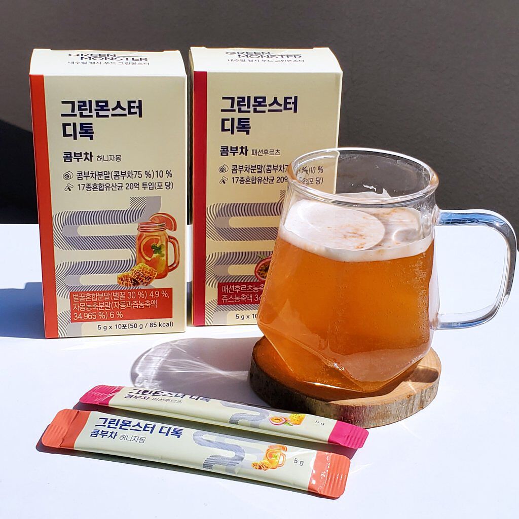 デトックスコンブ茶/グリーンモンスター/コンブチャを使ったクチコミ（3枚目）