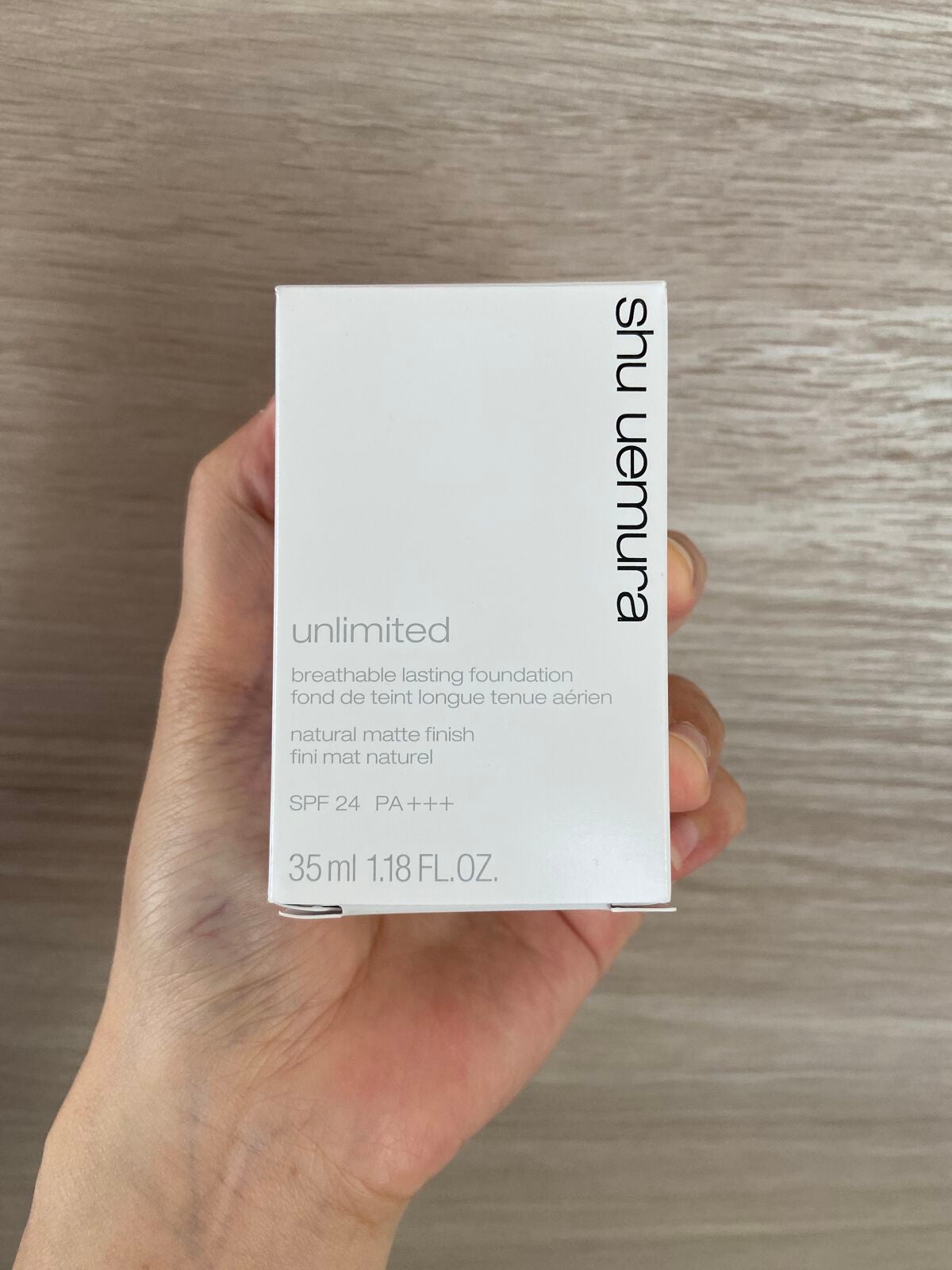 (旧)アンリミテッド ラスティング フルイド/shu uemura/リキッドファンデーションを使ったクチコミ(1枚目)