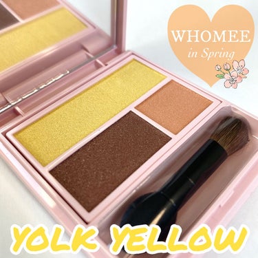 フーミー アイシャドウパレット yolk yellow/WHOMEE/アイシャドウパレットを使ったクチコミ（1枚目）