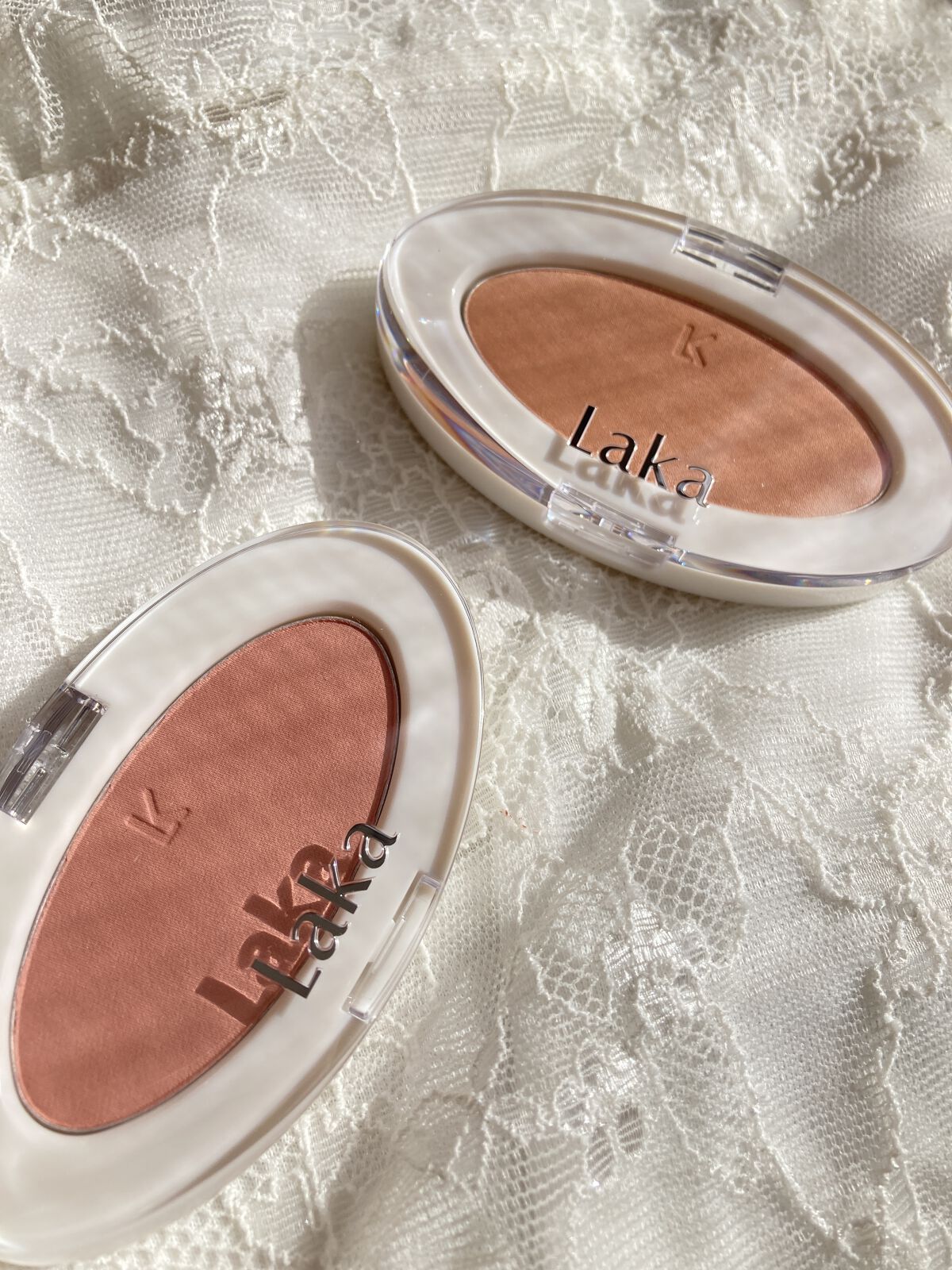 ラブシルクブラッシュ 704 ヌンヌ/Laka/パウダーチークを使ったクチコミ（2枚目）