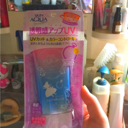 スキンアクア トーンアップUVエッセンス/スキンアクア/日焼け止めクリームを使ったクチコミ(1枚目)