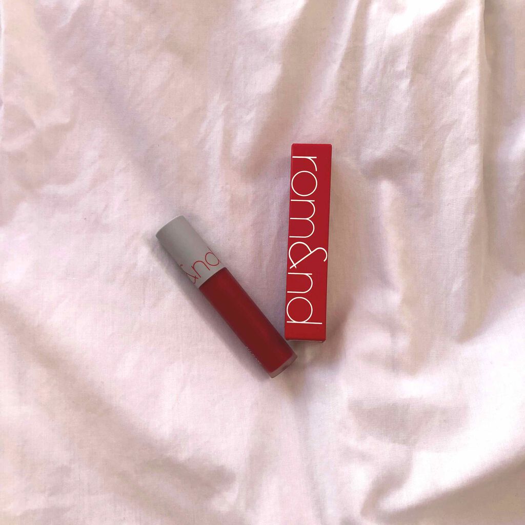 ゼロベルベットティント/rom&nd/リップティントを使ったクチコミ(1枚目)