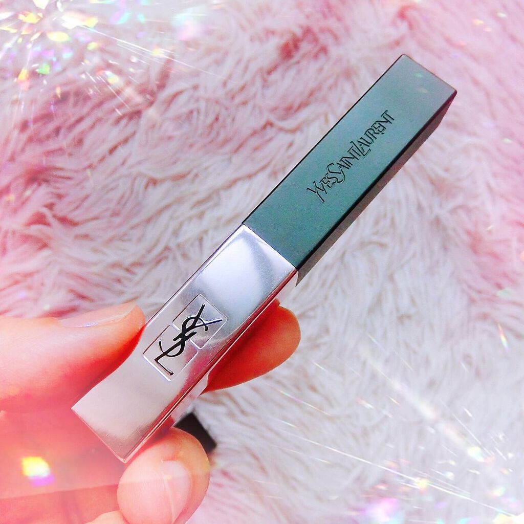 ルージュ ピュールクチュール ヴェルニ ウォーターステイン 601 フューシャ タイド/YVES SAINT LAURENT BEAUTE/口紅を使ったクチコミ（3枚目）