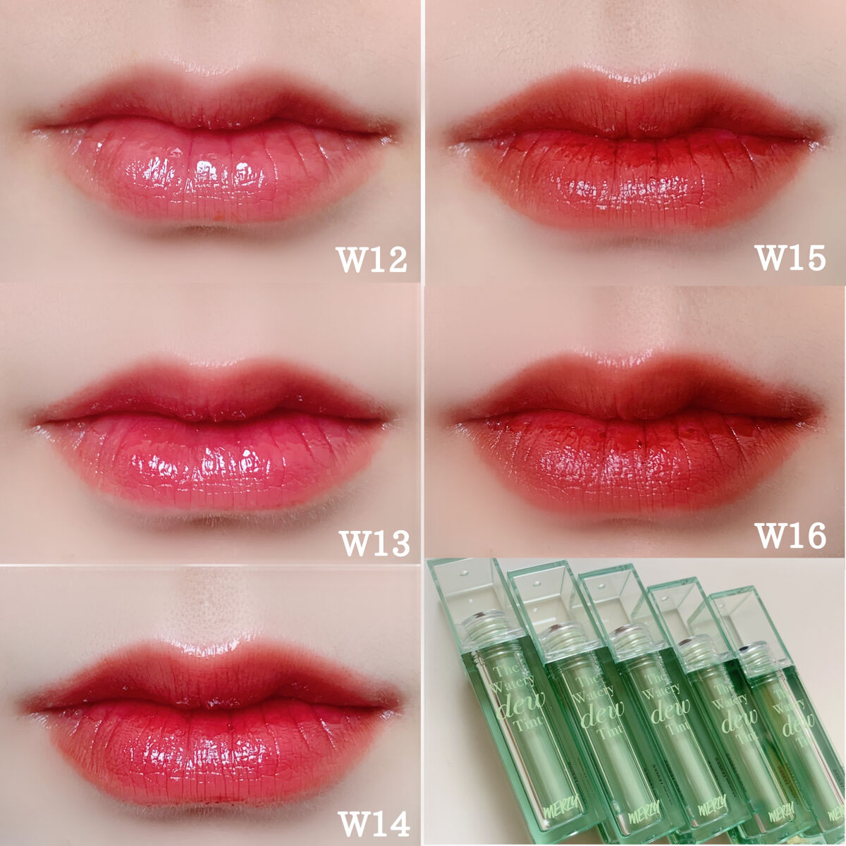 ザ ウォータリーデューティント/MERZY/リップティントを使ったクチコミ（2枚目）