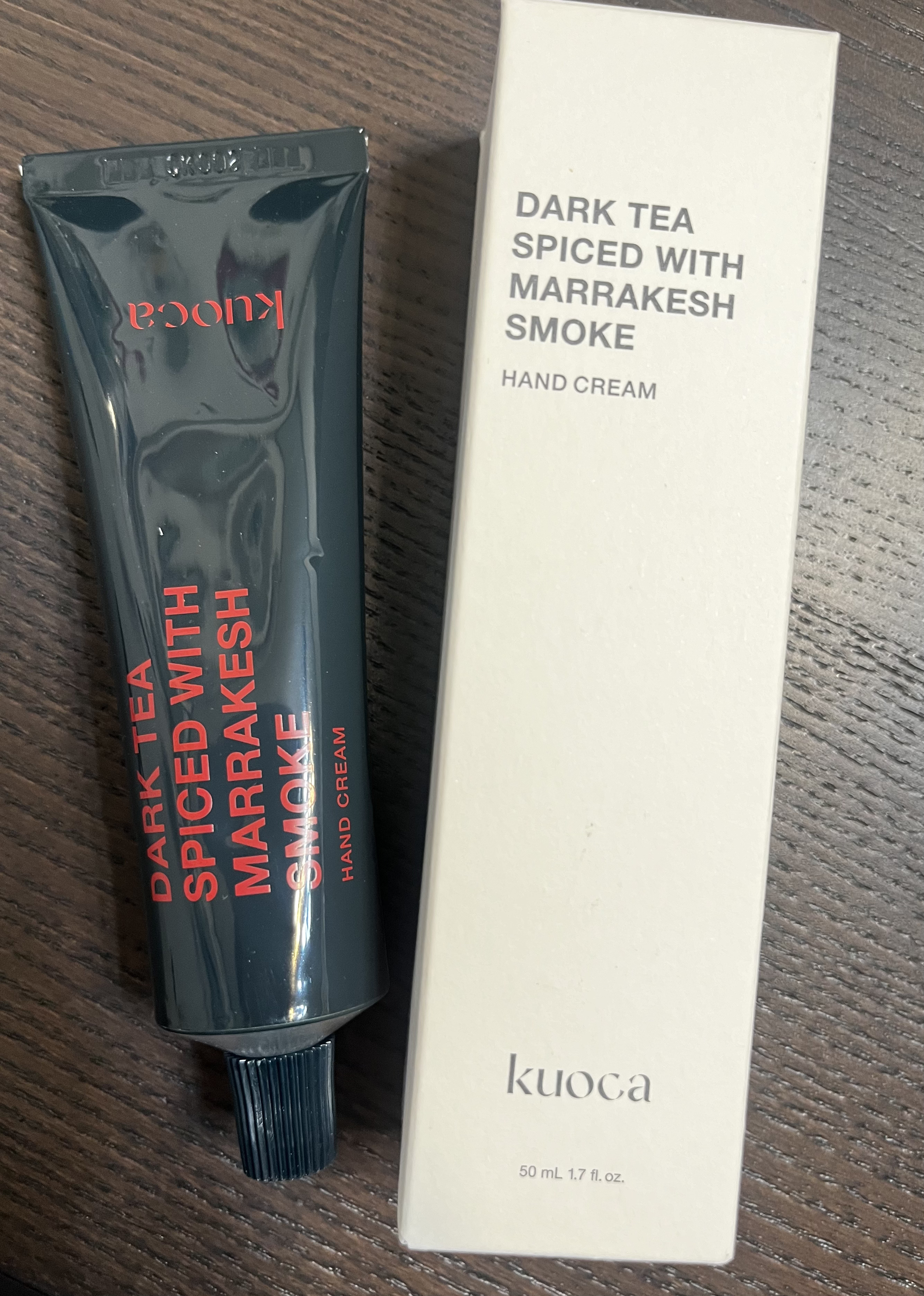 ダークティー ハンドクリーム/KUOCA/ハンドクリームを使ったクチコミ（1枚目）