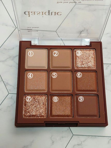 シャドウパレット/dasique/アイシャドウパレットを使ったクチコミ(3枚目)