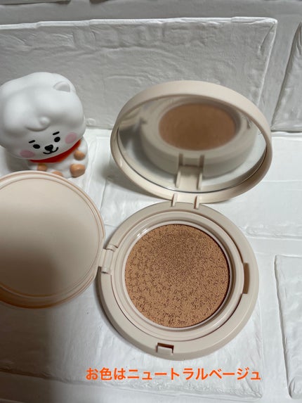 ダブルラスティング クッショングロウ BT21 ダブルラスティング クッショングロウ ニュートラルベージュ(RJデザイン)/ETUDE/クッションファンデーションの画像