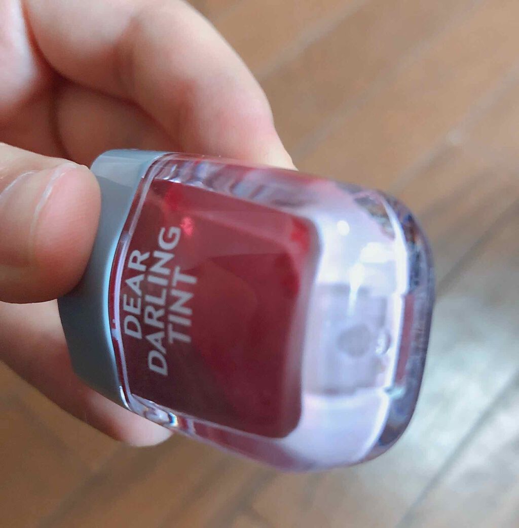 ディアダーリン ウォータージェルティント （アイスティント）/ETUDE/口紅を使ったクチコミ（2枚目）