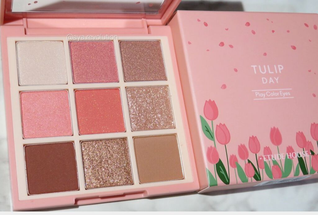 プレイカラーアイズ チューリップデー/ETUDE/アイシャドウパレットを使ったクチコミ(1枚目)