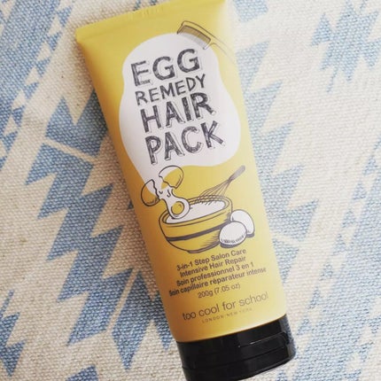 エッグレミディヘアパック/too cool for school/ヘアマスク・ヘアパックを使ったクチコミ(1枚目)