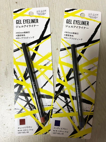 のっち on LIPS 「ユーアーグラム ジェルアイライナーインディゴブルー、オレンジブ..」(1枚目)