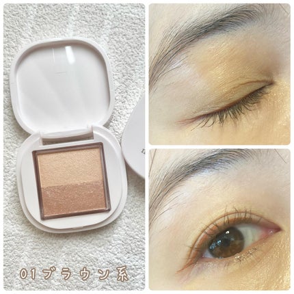 アイカラー/media luxe/アイシャドウパレットを使ったクチコミ(6枚目)