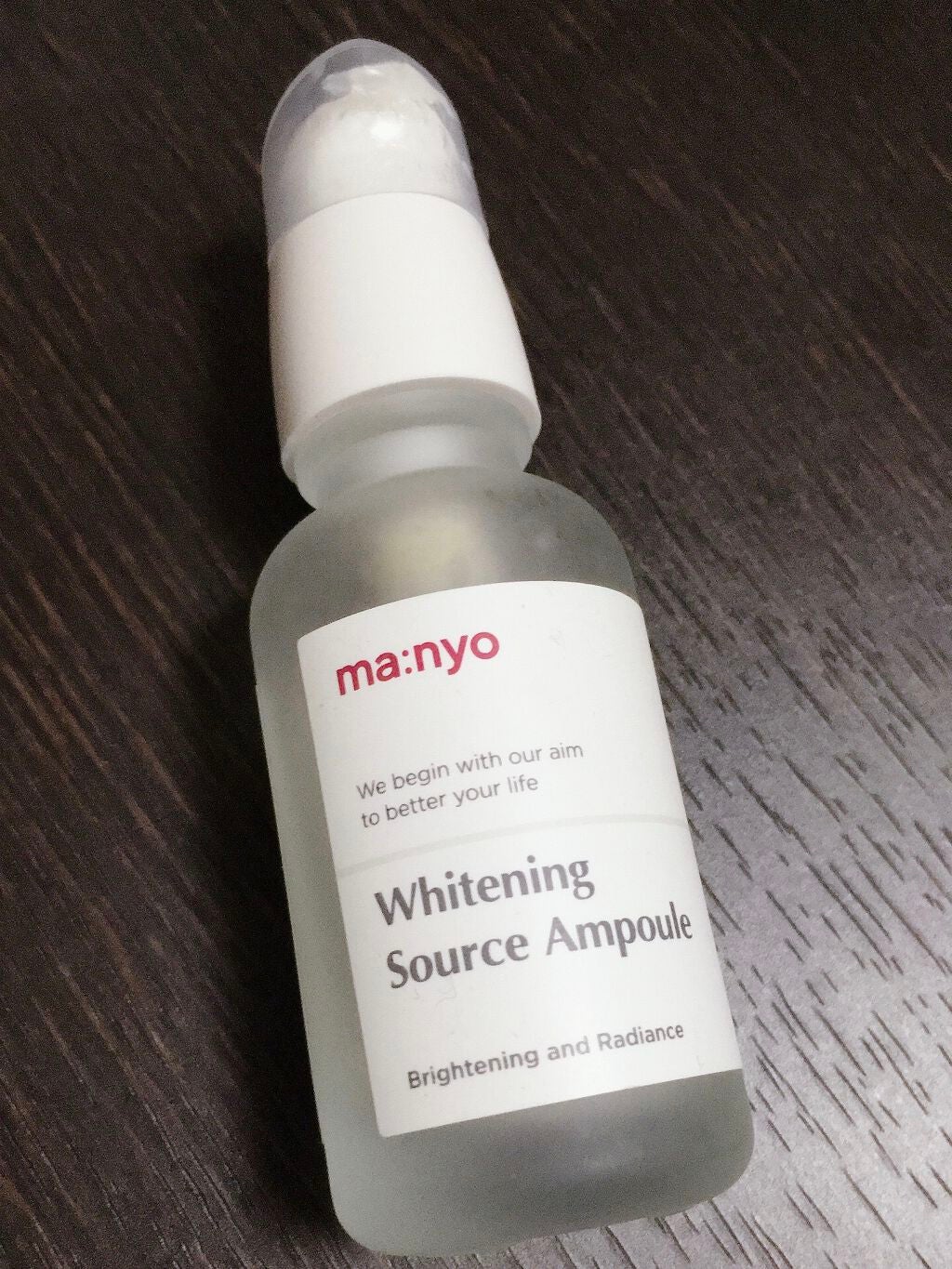 ホワイトニングソースアンプル/manyo/美容液を使ったクチコミ(1枚目)