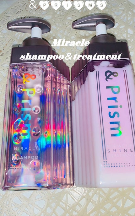 ミラクル シャイン シャンプー/ヘアトリートメント/&Prism/市販シャンプーを使ったクチコミ(1枚目)