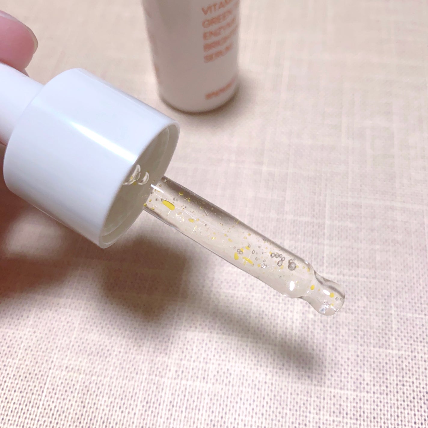 ビタC グリーンティーエンザイム ブライト セラム/innisfree/美容液を使ったクチコミ(3枚目)