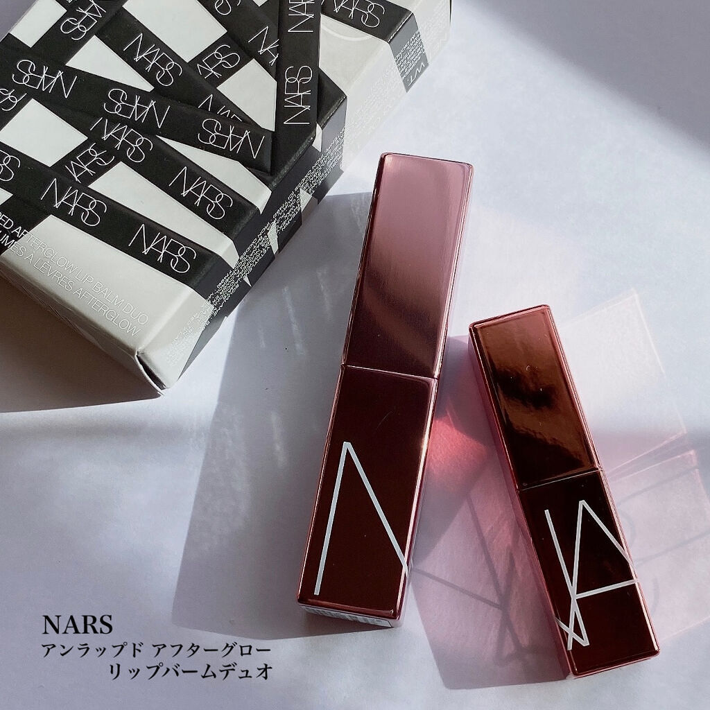 アンラップド アフターグロー リップバームデュオ/NARS/口紅を使ったクチコミ（3枚目）