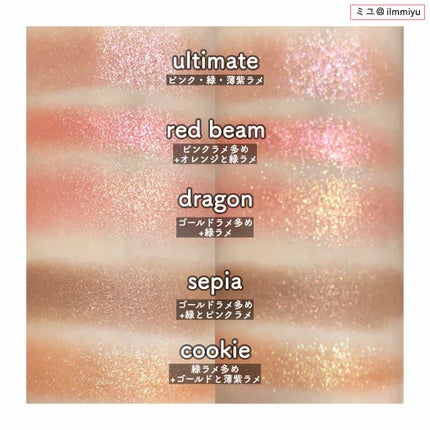 グリッタープリズム シャドウ/MISSHA/グリッターを使ったクチコミ(2枚目)