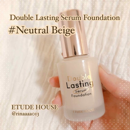 ダブルラスティング セラムファンデーション/ETUDE/リキッドファンデーションを使ったクチコミ(1枚目)
