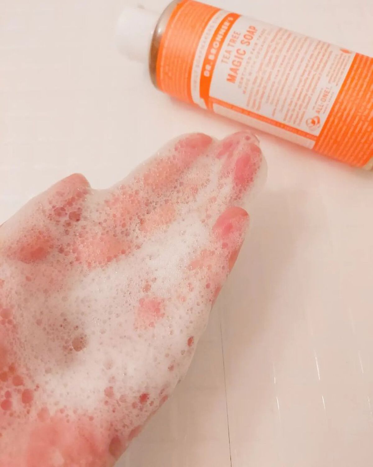 マジックソープ ティートゥリー/ドクターブロナー/ボディソープを使ったクチコミ（3枚目）