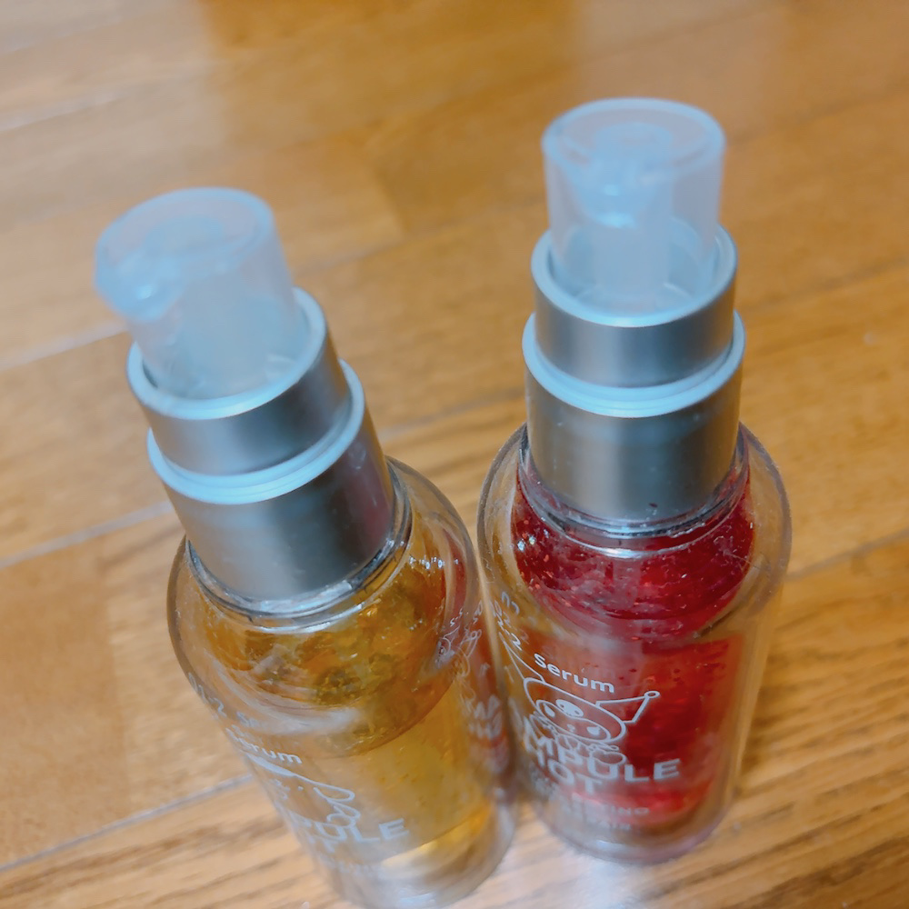 モイスチャーライジング コンセントレートグロウ セラム ポムポムプリン（数量限定）/AMPULE SHOT/美容液を使ったクチコミ（2枚目）