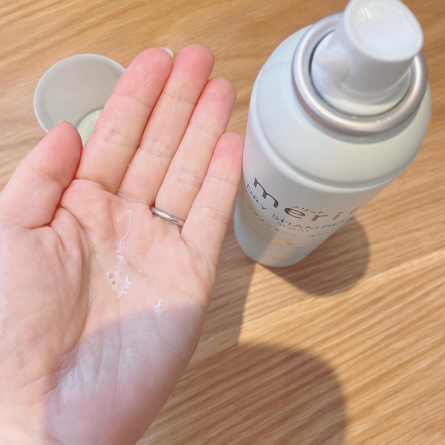 メリット ドライシャンプーシート すっきり爽快タイプ/メリット/ドライシャンプーを使ったクチコミ（3枚目）